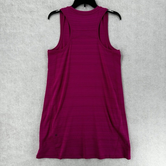 Athleta Rise Above Rib Crop Tank Top Womens SMALL Pink‎ Stretch - Picture 2 of 14